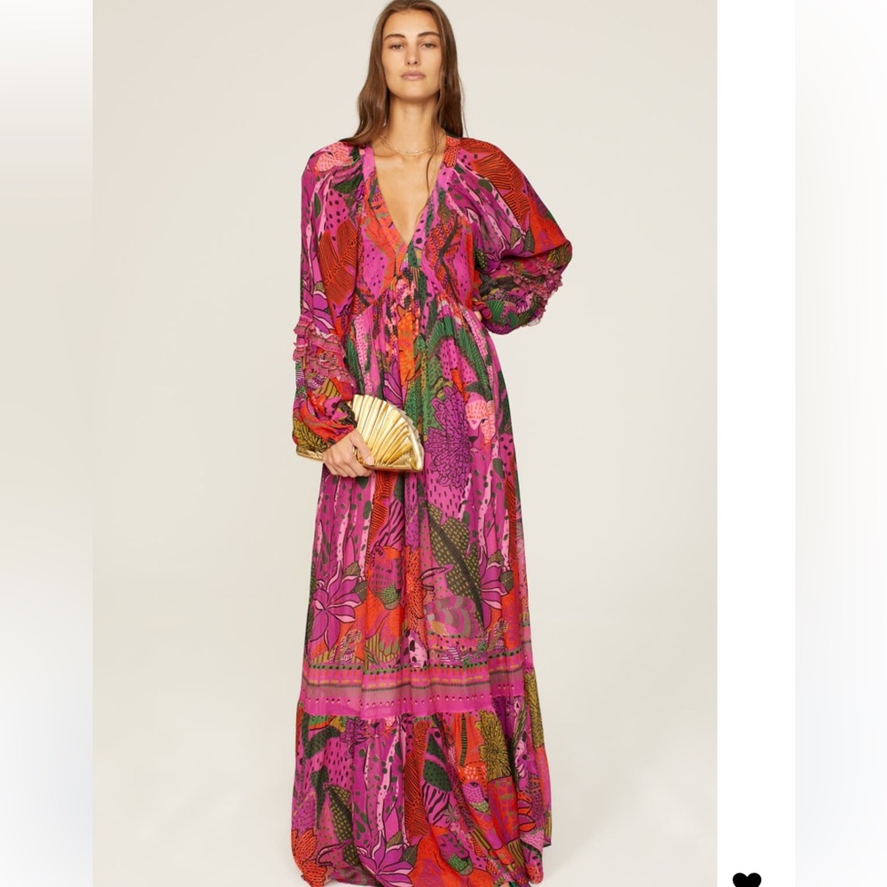 Pink Cool Leopards Maxi Dress